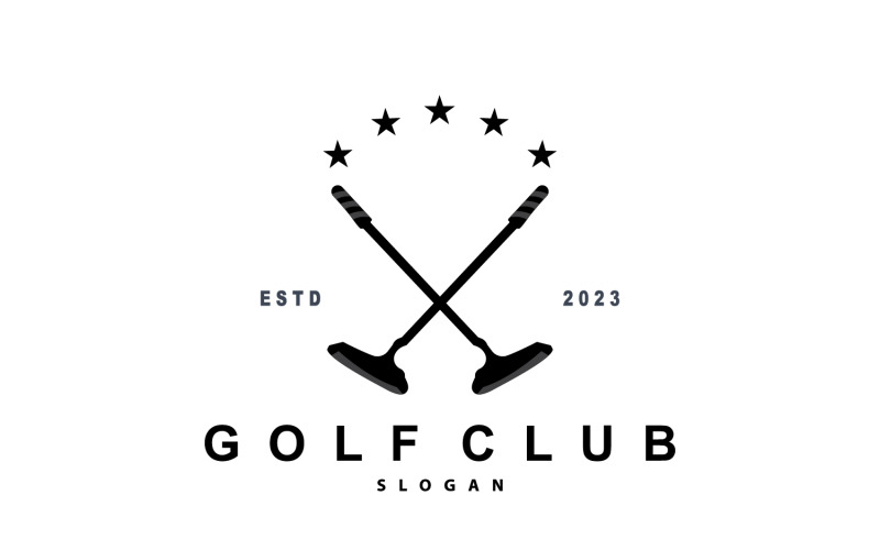 Golf Logo Ball Game Sport Club V3 Logo Template
