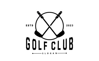 Golf Logo Ball Game Sport Club V8
