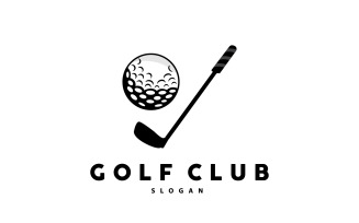 Golf Logo Ball Game Sport Club V9