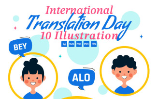 10 International Translation Day Illustration