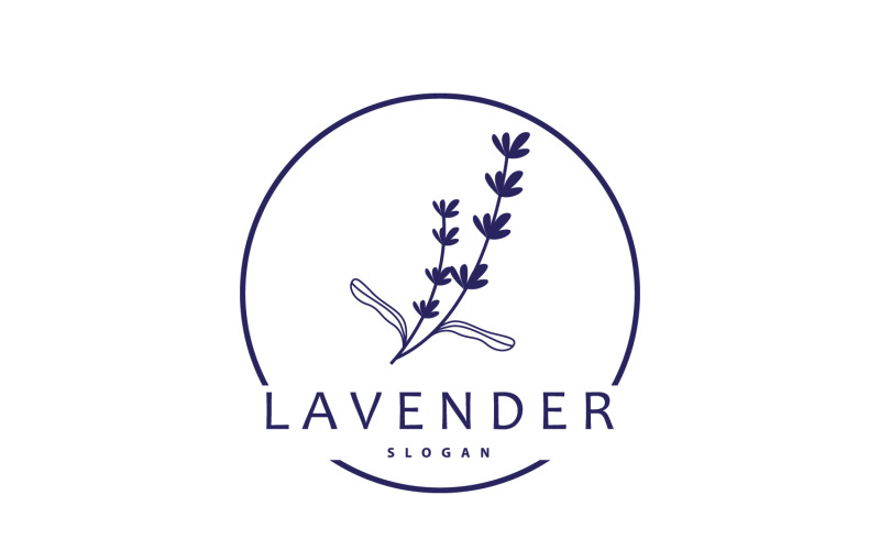 Lavender Logo Simple Elegant V2 Logo Template