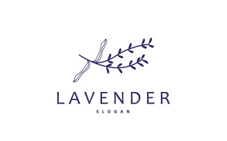 Lavender Logo Simple Elegant V7
