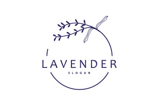 Lavender Logo Simple Elegant V8