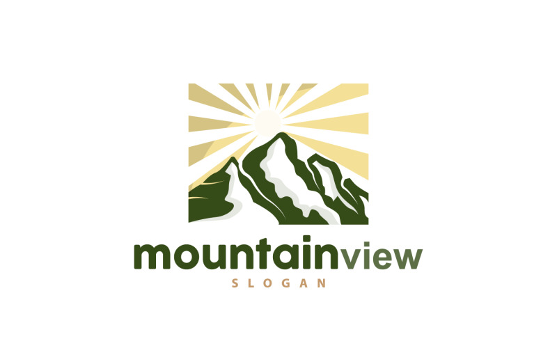 Mountain Nature Landscape Logo V11 Logo Template