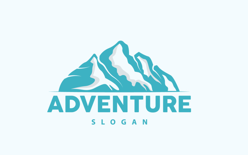 Mountain Nature Landscape Logo V8 Logo Template