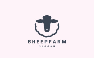 Sheep Farm Logo Design Inspiration Simple V3