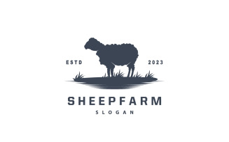Sheep Farm Logo Design Inspiration Simple V5