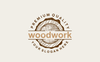 Wood Logo Wood Grain Layers V3