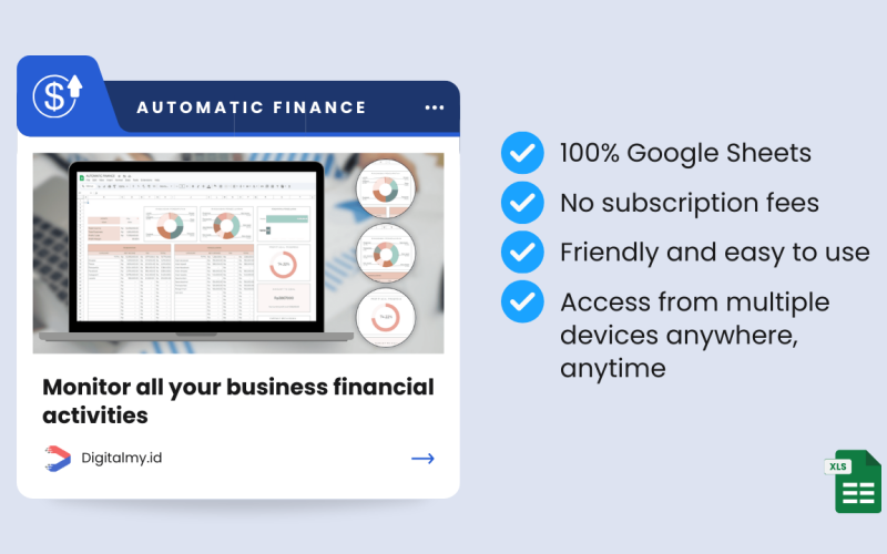 Automatic Finance: Google Sheets Finance Management Tool
