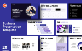 Business Presentation Template ---