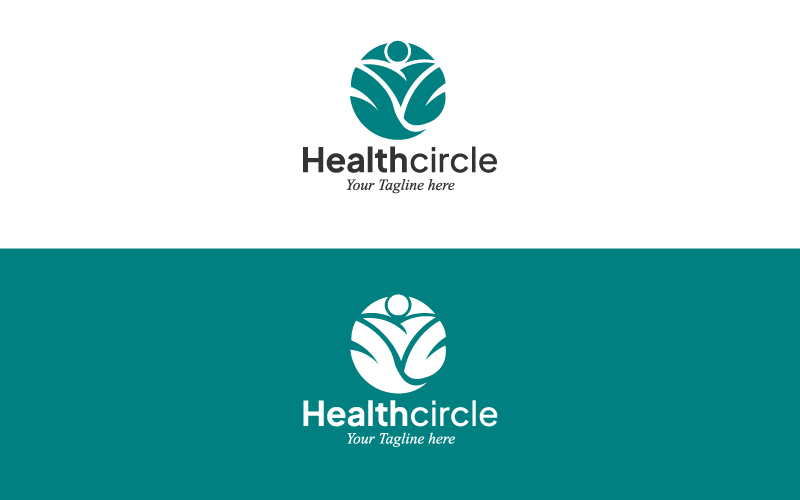 Healthcircle – Modern Health & Wellness Logo Template