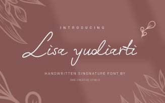 Lisa Yudiarti - Handwritten Signature Font