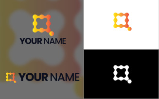 Modern Q letter Gradient logo for Your Brand-Customizable Tech Logo Template -