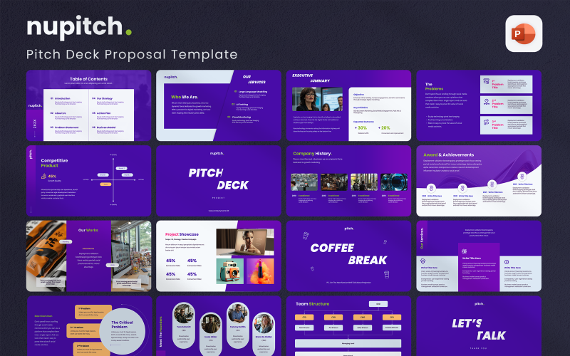 NuPitch - Pitch Deck Professional PowerPoint Template