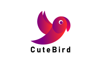 Parrot Bird Creative Design Logo Template