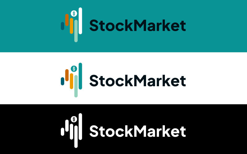 Stock Market – Finance & Trading Logo Template