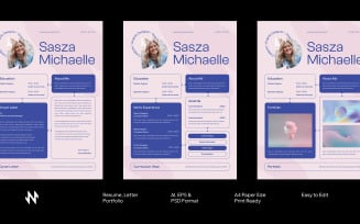 Clean Modern CV Resume Template