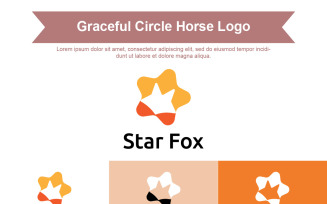 Creative Star Logo Featuring Fox In Negative Space