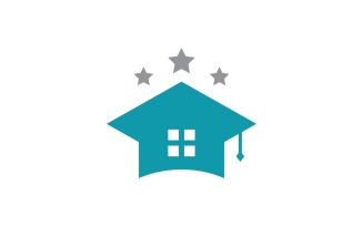 Education logo icon template. open book illustration V11