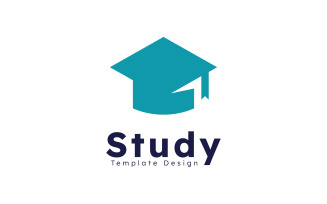 Education logo icon template. open book illustration V1