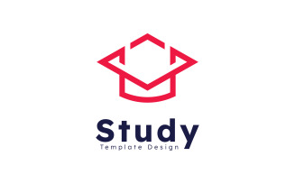 Education logo icon template. open book illustration V2