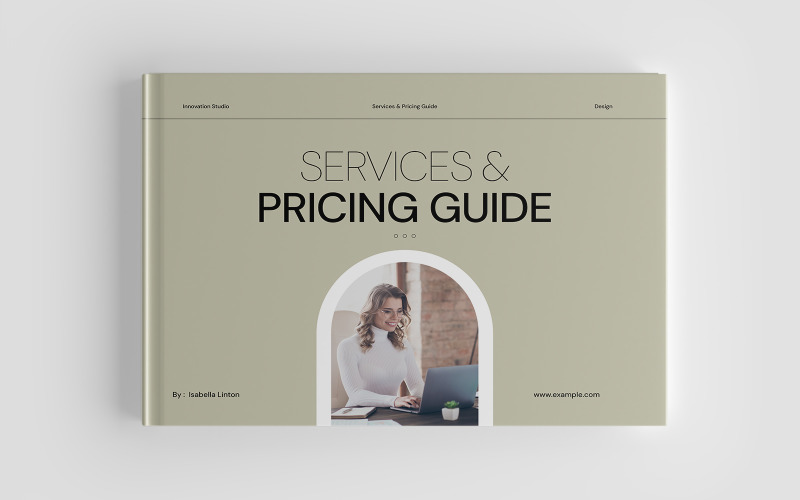 Services & Pricing Guide Design Template Magazine Template