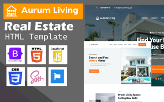 Aurum Living Real Estate HTML Template