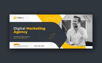 Digital Marketing Agency Social Media Banner Template Design