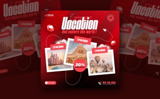 Tour Services Social Media Template