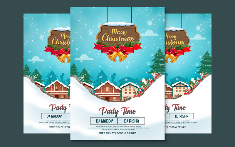Christmas Beautiful Flyer Corporate Identity