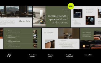 Interior Designer Portfolio GoogleSlide
