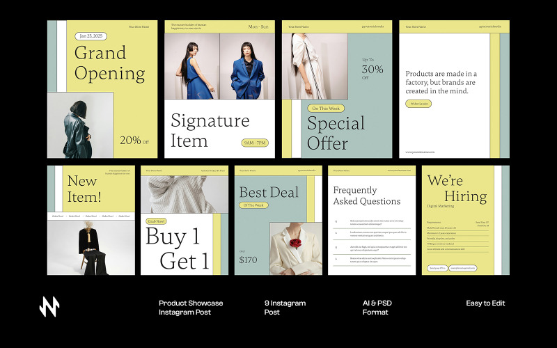 Modern Grand Opening Instagram Post Social Media