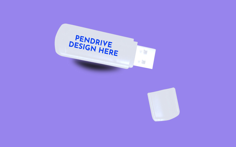 Pendrive Mockup PSD Template Design 50 Product Mockup