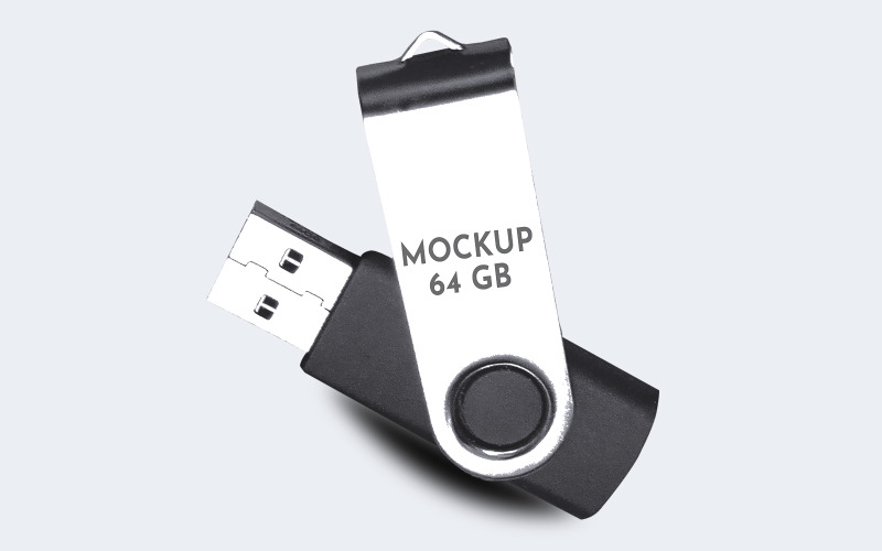 Pendrive Mockup PSD Template Design 53 Product Mockup