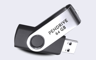 Pendrive Mockup PSD Template Design 54