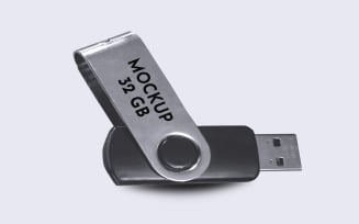 Pendrive Mockup PSD Template Design 58