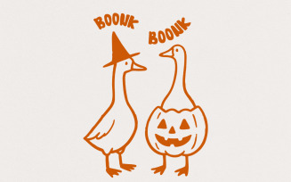 Boonk Boonk PNG, Halloween Goose Digital Download, Pumpkin Costume Funny Animal Shirt, Boonk PNG,
