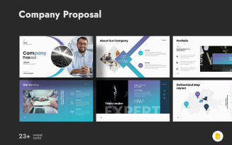 Digital Company Proposal Google Slides Template
