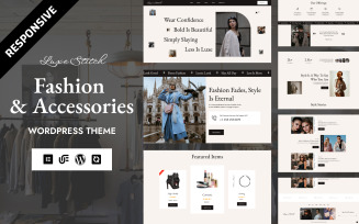 Luxe Stitch - Fashion Boutique & Accessories Shop WooCommerce Elementor Theme