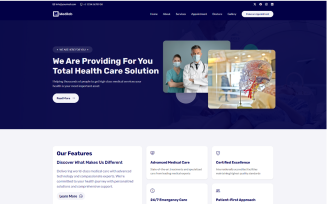 Medilab - HTML Medical Landing Page Template