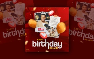 Birthday Party Social Media Design