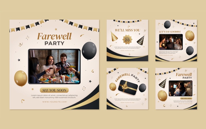 Birthday Party Social Media Template