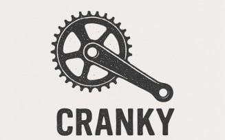 Cranky PNG, Funny Cycling Shirt PNG, Bike Crankset Clipart, Humorous Sarcastic Digital Download,