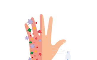 Hand Sanitizer Spray Eliminates Germs for Clean Hygiene