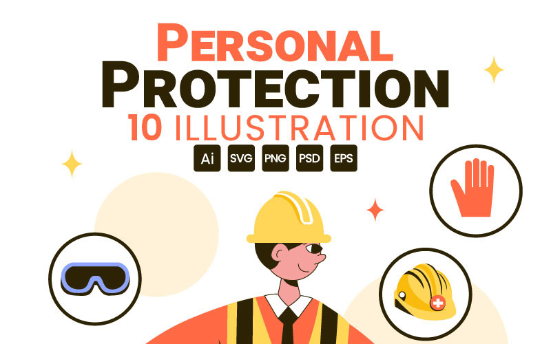 10 Personal Protection Illustration