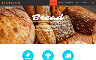 Bakery Responsive Website Template