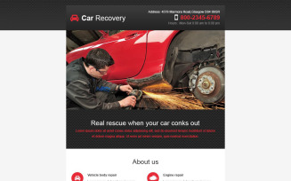 Car Repair Responsive Newsletter Template