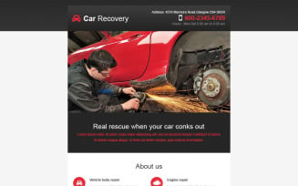 Car Repair Responsive Newsletter Template