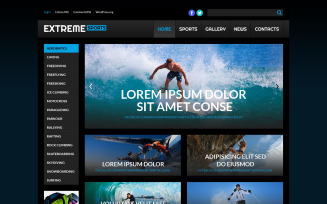 Extreme Sport WordPress Theme