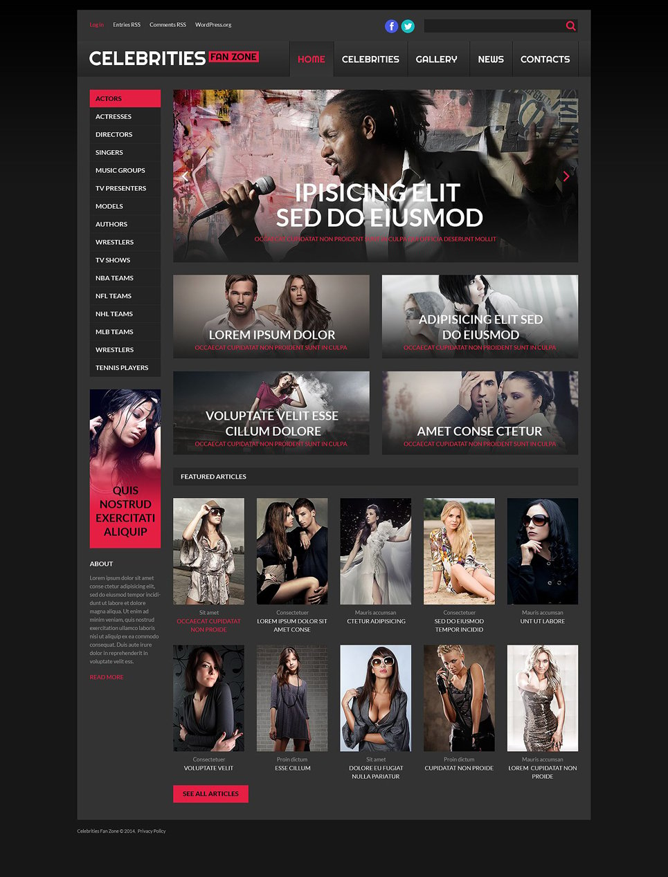 Online Cinema WordPress Theme New Screenshots BIG